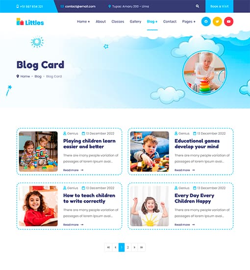 Blog card